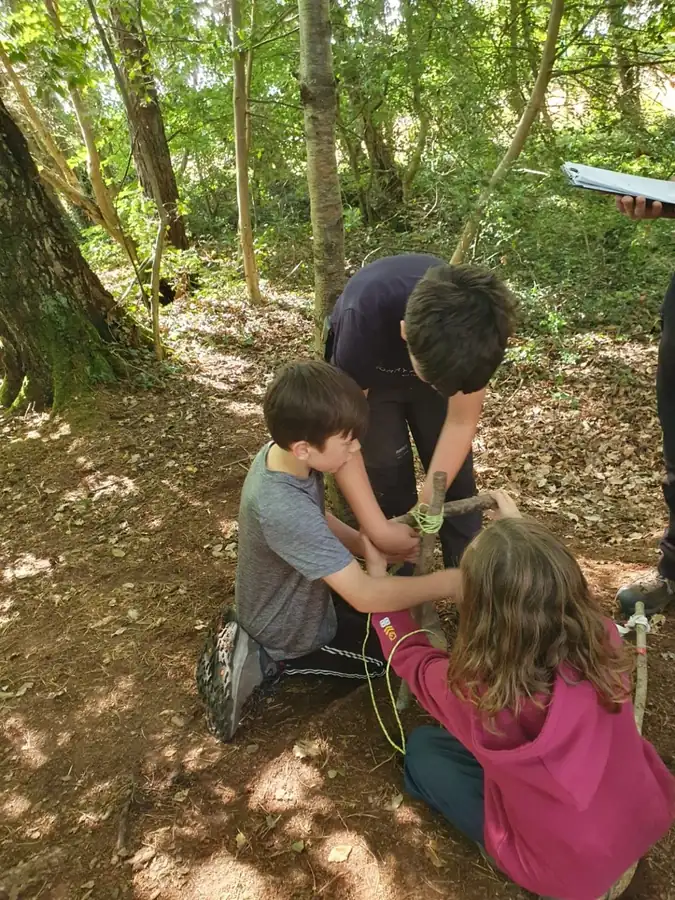 Teamwork and knot skills